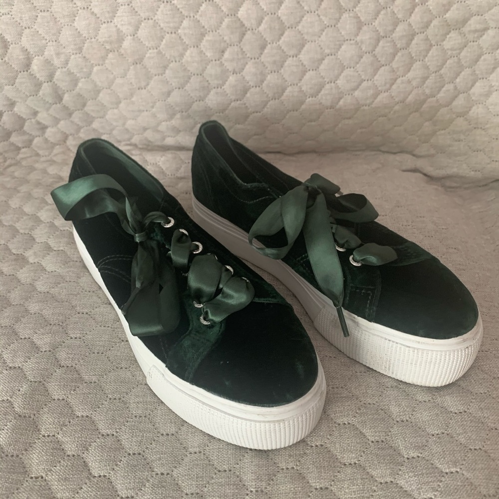 Barely worn Superga platform shoes—fun party shoe